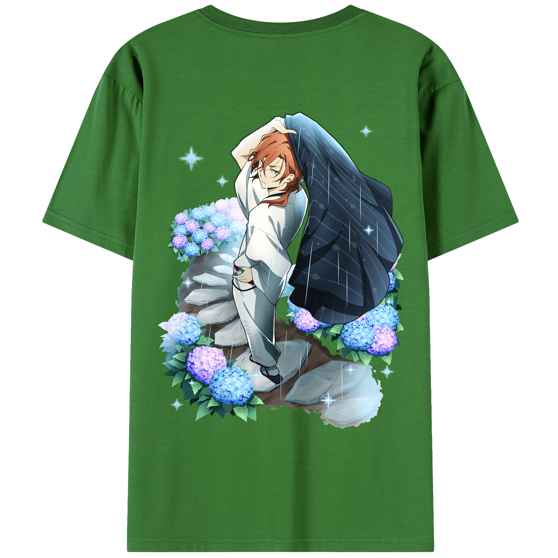 （画像用） 文豪ストレイドッグス Bungo Stray Dogs レディース半袖Tシャツ(バックプリント)